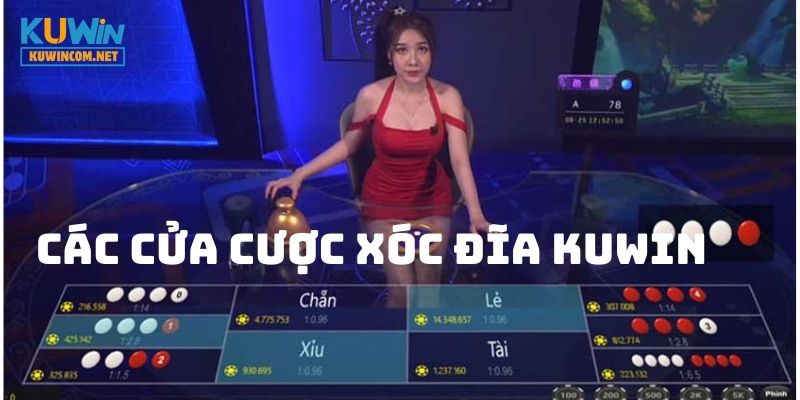 Các cửa cược cho hội viên lựa chọn trong bộ môn Xóc Đĩa